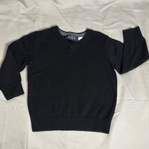 🟢 3/$15 Baby/Toddler Black V-Neck Sweater (18-24M)